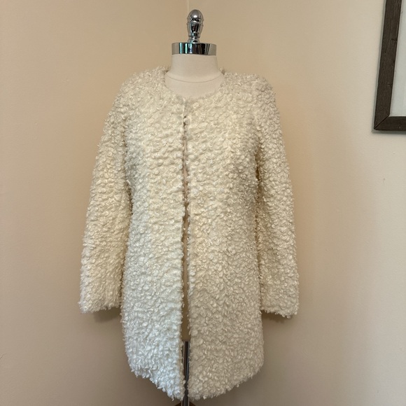 American Vintage Jackets & Blazers - Vintage Sangalli White Boucle Coat Size S